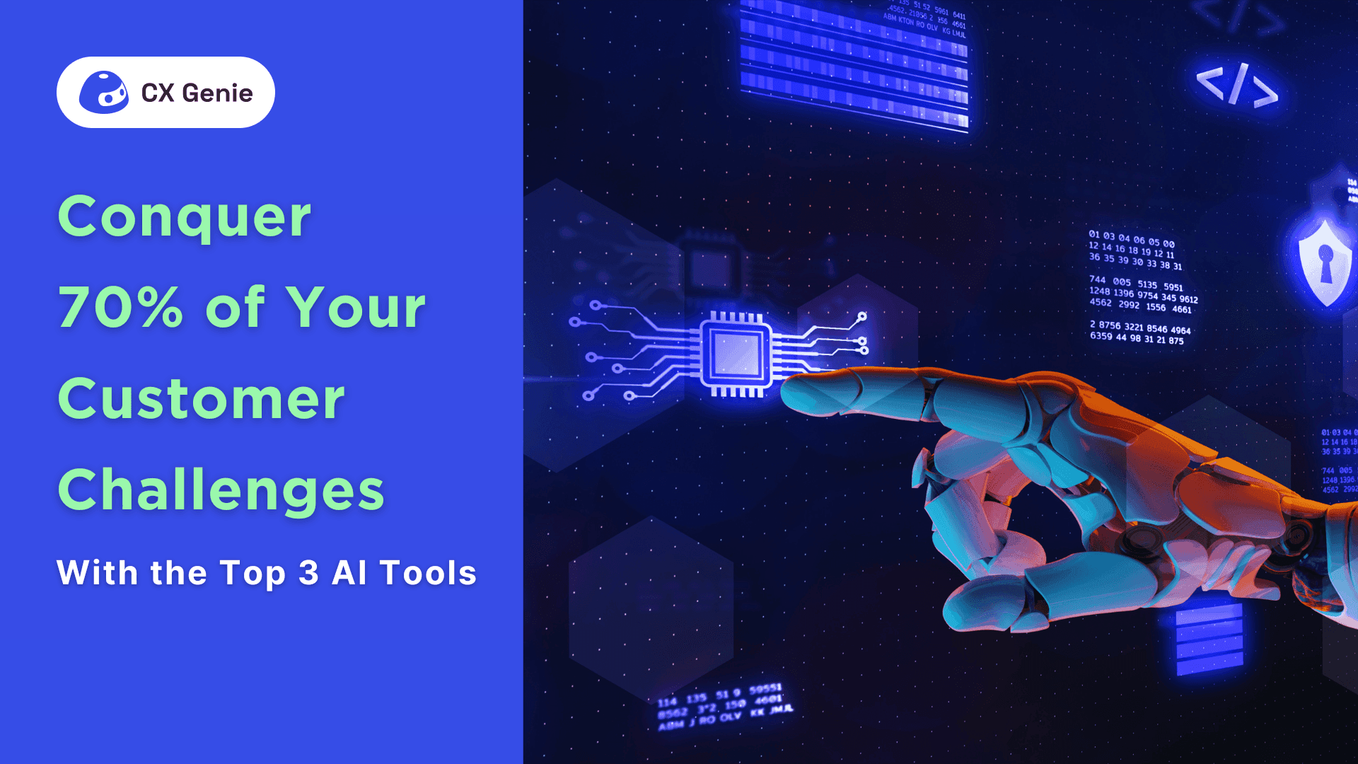 Conquer 70% of Your Customer Challenges with the Top 3 AI Tools