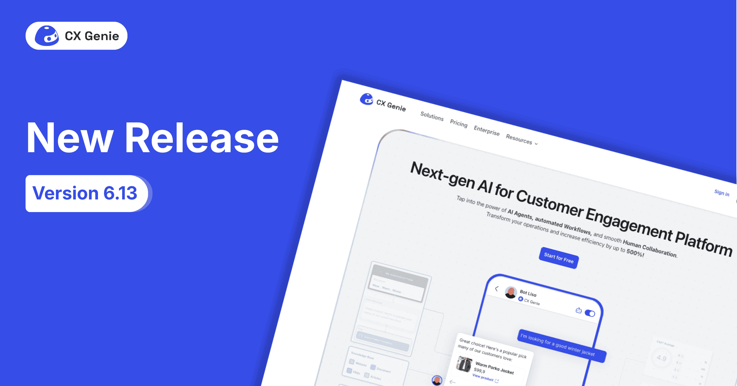 NEW RELEASE VERSION 6.13