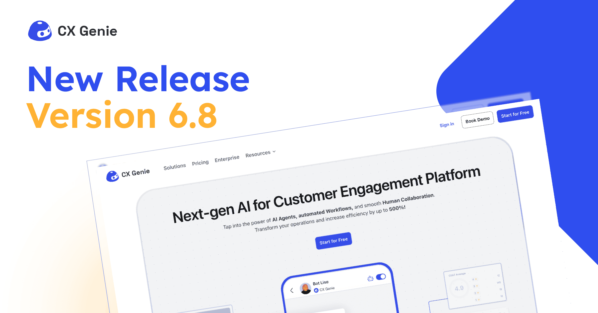 NEW RELEASE VERSION 6.8